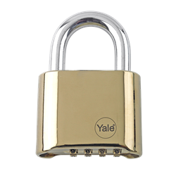 YALE Y126 50mm Brass Combination Padlock