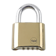 YALE Y126 50mm Brass Combination Padlock