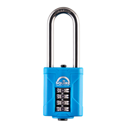 SQUIRE CP40S & CP50S All-Weather Long Shackle Combination Padlock