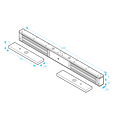 ICS U-Series 12/24VDC Mini Double Surface Magnet