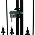 GATEMASTER Long Throw Gate Locking Bolt With Cylinder