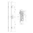 WINKHAUS AV2-F 1660 M2 Lever Operated Latch Only 16mm Square Faceplate -2 Hook