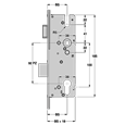 WINKHAUS AV2 Auto Locking Single Spindle Latch & Deadbolt Gearbox