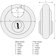 ABUS 28 Series Diskus Padlock