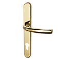 HOPPE Arrone Suited Lever/Lever Handle 240mm Backplate With 92mm Centres AR7550/3492