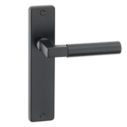 ASEC URBAN San Diego Lever on Plate Latch Door Furniture Ebony