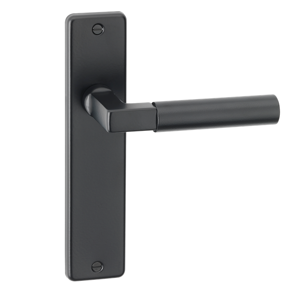 ASEC URBAN San Diego Lever on Plate Latch Door Furniture Ebony