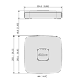 DAHUA NVR 4000 Series 4 Channel WizSense AI Smart Box 4 x POE, 80Mbps Incoming Bandwidth, 4K Output NVR4104-P-E1