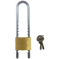 Master 50mm Adjustable Long Shackle Brass Padlock