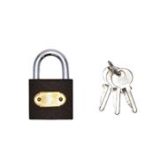 Tri Circle 38mm Iron Padlock - Open Shackle