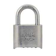 Ifam 50mm Open Shackle Combination Chrome Padlock