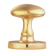 Victorian Half Sprung Oval Mortice Knob