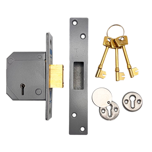 (Ex Chubb) Union 3G114E British Standard 5 Lever Mortice Deadlock