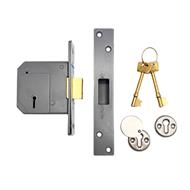 (Ex Chubb) Union 3G114 Non British Standard 5 Lever Mortice Deadlock