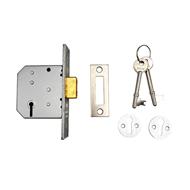 Union 2177 3 Lever Mortice Deadlock