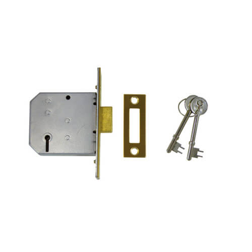 Union 2177 3 Lever Mortice Deadlock