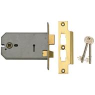 Union 2077 Horizontal 3 Lever Mortice Sashlock