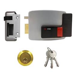 Cisa 11610 Electric Nightlatch Rim Lock For Metal Doors and Gates