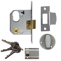 Union 2332 Oval Mortice Nightlatch Kit Complete With Oval Key & Key Cylinder