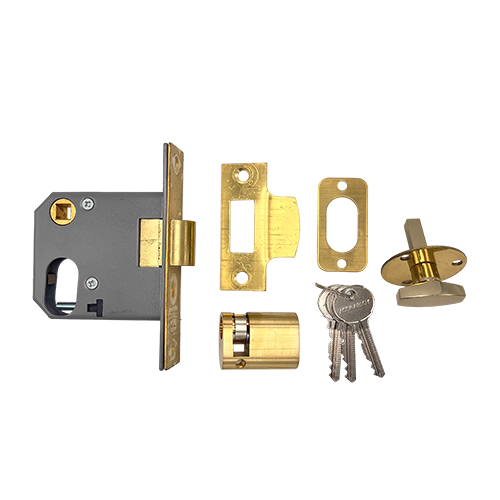 Union 2332 Oval Mortice Nightlatch Kit Complete With Oval Key & Key Cylinder