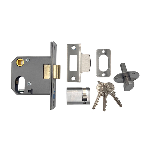 Union 2332 Oval Mortice Nightlatch Kit Complete With Oval Key & Key Cylinder