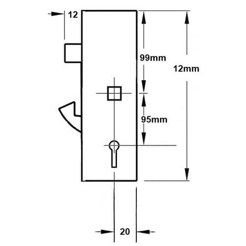 ERA Vectis Hookbolt Genuine Multipoint Gearbox - Lift Lever or Split Spindle