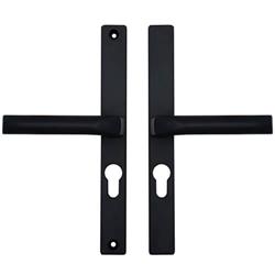 Hoppe London Lever Lever UPVC Multipoint Door Handles -  48mm PZ Sprung 215mm Screw Centres