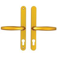 Hoppe/Fullex Lever Lever UPVC Multipoint Door Handles -  68mm PZ Sprung 215mm Screw Centres