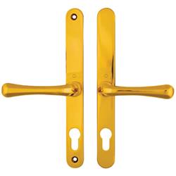 Hoppe/Fullex Lever Lever UPVC Multipoint Door Handles -  68mm PZ Sprung 215mm Screw Centres