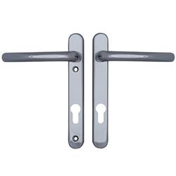 Fab & Fix Windsor Lever Lever UPVC Multipoint Door Handles - 92mm PZ Sprung 122mm Screw Centres 