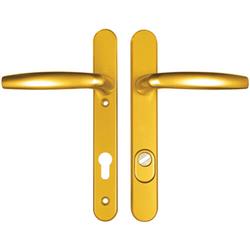 Hoppe Atlanta PAS24 Lever Lever UPVC Multipoint Door Handles -  92mm PZ Unsprung 122mm Screw Centres