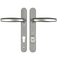 Hoppe Atlanta PAS24 Lever Lever UPVC Multipoint Door Handles -  92mm PZ Unsprung 122mm Screw Centres