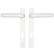 Hoppe London Lever Lever UPVC Multipoint Door Handles -  92mm PZ Unsprung 122mm Screw Centres