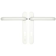 Hoppe Paris Extended Lever Lever UPVC Multipoint Door Handles -  92mm PZ Unsprung 122mm Screw Centres