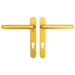 Hoppe Paris Extended Lever Lever UPVC Multipoint Door Handles -  92mm PZ Unsprung 122mm Screw Centres