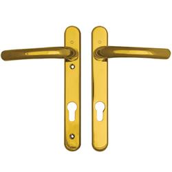 Hoppe Tokyo Lever Lever UPVC Multipoint Door Handles -  92mm PZ Unsprung 210mm Screw Centres