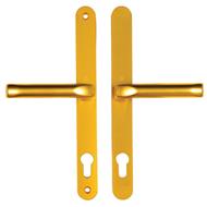 Hoppe London Lever Lever UPVC Multipoint Door Handles -  92mm PZ Sprung 240mm Screw Centres