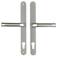 Hoppe London Lever Lever UPVC Multipoint Door Handles -  92mm PZ Sprung 240mm Screw Centres