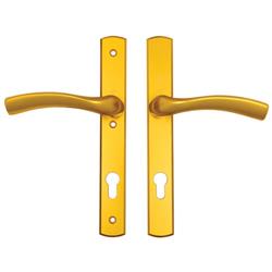 Winkhaus Palladio Lever Lever UPVC Multipoint Door Handles -  92mm PZ Unsprung 215mm Screw Centres