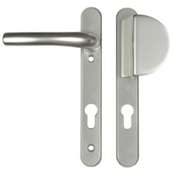 Hoppe Atlanta Lever Fixed Pad UPVC Multipoint Door Handles - 92mm PZ Sprung 122mm Screw Centres