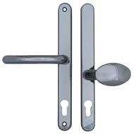 Fab & Fix Blenheim Lever Moveable Pad UPVC Multipoint Door Handles - 92mm/62mm PZ Sprung 240mm Screw Centres