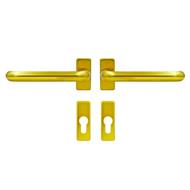 Hoppe Paris Handle Set for Patio Doors with Escutcheons