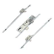 ERA Latch Deadbolt 2 Hooks 2 Rollers Split Spindle Multipoint Door Lock - Option 2 (top hook to spindle = 730mm)