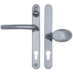 Fab & Fix Balmoral Lever Moveable Pad UPVC Multipoint Door Handles - with Snib 92mm/62mm Sprung 212mm Screw Centres