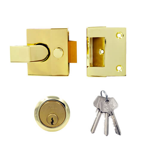 TSS 6 Pin Modern Non Deadlocking Nightlatch 40mm