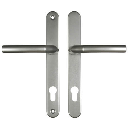 Hoppe Birmingham Sprung Lever Lever UPVC Multipoint Door Handles -  92mm PZ 215mm Screw Centres