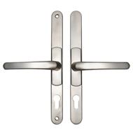 VERSA Lever Lever UPVC Multipoint Adjustable Door Handles - 62-95mm PZ Sprung 260mm Screw Centres