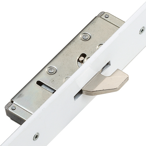 Lockmaster Latch Deadbolt 2 Hooks Flat 44mm Faceplate Double Spindle Multipoint Door Lock