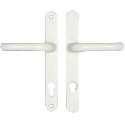 Yale PAS24 Lever Lever UPVC Multipoint Door Handles -  92mm PZ Sprung 215mm Screw Centres