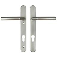 Hoppe Birmingham Lever Lever UPVC Multipoint Door Handles -  92mm PZ Sprung 122mm Screw Centres